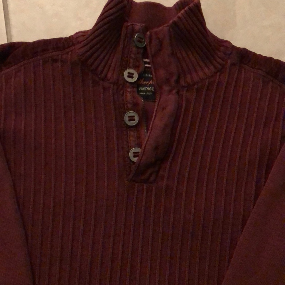 Original weatherproof vintage burgundy sweater s - Picture 2 of 3